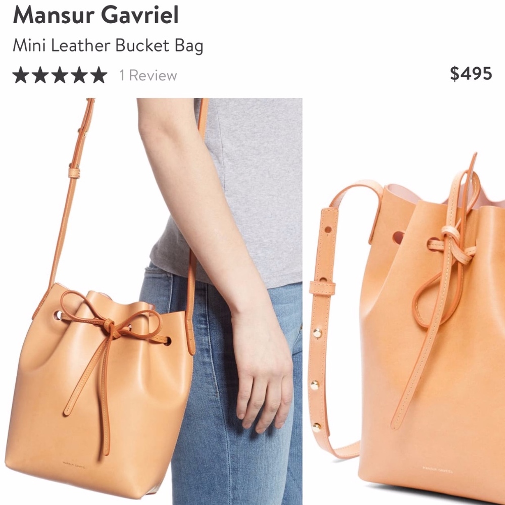 MANSUR GAVRIEL- Mini Bucket Bag
